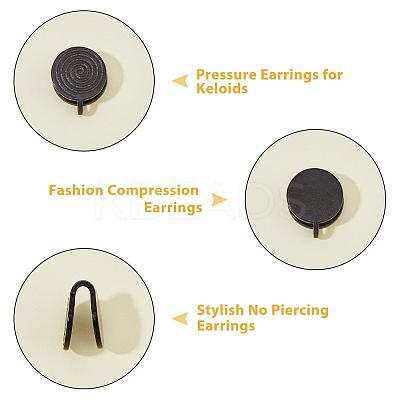 8Pcs 304 Stainless Steel Vortex Cuff Earrings EJEW-FI0003-29EB-1