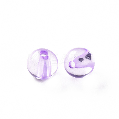 Transparent Acrylic Beads MACR-S370-A10mm-746-1