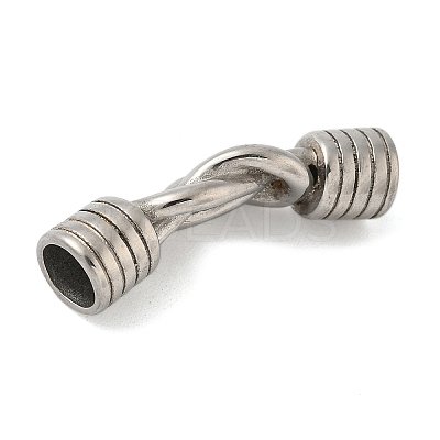 304 Stainless Steel Knot Connector Charms STAS-Z147-10P-1
