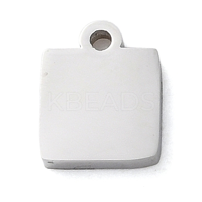 Non-Tarnish 304 Stainless Steel Charms STAS-N104-07P-1