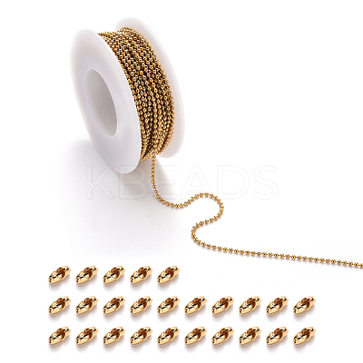 304 Stainless Steel Ball Chains and Ball Chain Connectors Set CHS-YW0001-02A-1