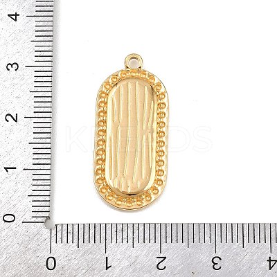 Printed 304 Stainless Steel Pendants STAS-C146-08G-01-1