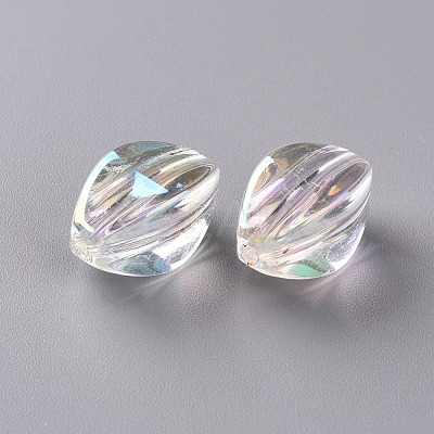 Transparent Acrylic Beads TACR-S156-002-1