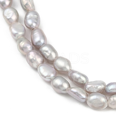 Natural Cultured Freshwater Pearl Beads Strands PEAR-P064-20E-04E-1