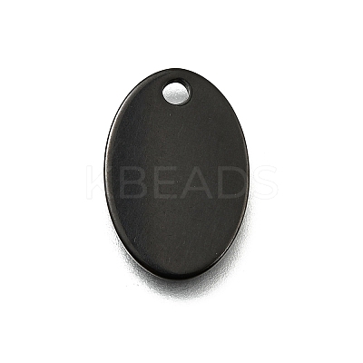 Ion Plating(IP) 304 Stainless Steel Stamping Blank Tag Pendants STAS-S028-02B-1
