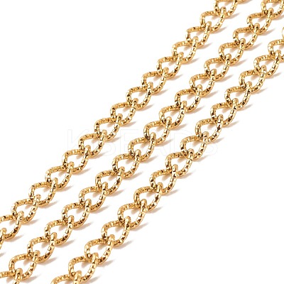 Ion Plating(IP) 304 Stainless Steel Curb Chains CHS-E005-01G-1