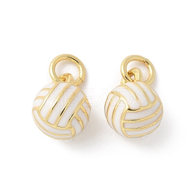 Brass Enamel Pendants X-KK-P294-38G-02-1