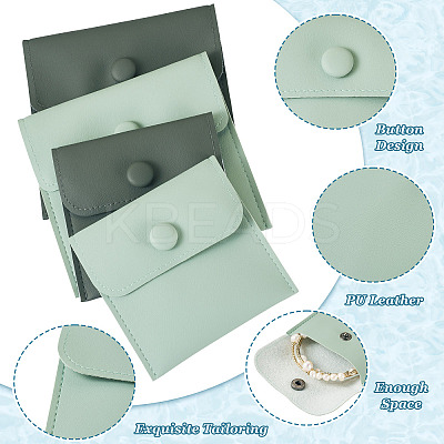 4Pcs 4 Styles PU Imitation Leather Jewelry Storage Bags ABAG-TA0001-64-1