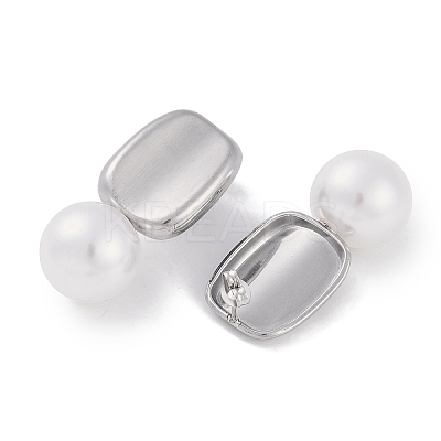 Tarnish Resistant 304 Stainless Steel Stud Earrings EJEW-C105-04P-1