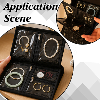 Cloth Jewelry Storage Zipper Bags AJEW-WH0969-083-1