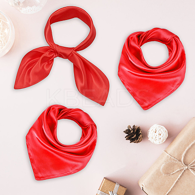 6Pcs Detachable Satin Lady's Scarf AJEW-CN0004-92B-1