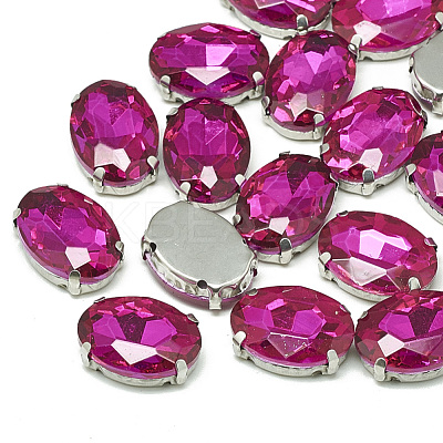 Sew on Rhinestone RGLA-T091-10x14mm-09P-1