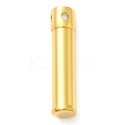 Ion Plating(IP) 304 Stainless Steel Pendants and Rhinestone STAS-D110-45G-1