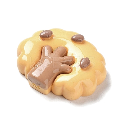 Autumn Theme Opaque Resin Cabochons CRES-A055-01C-1