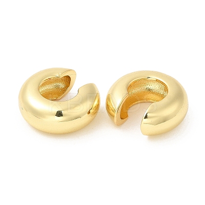 Rack Plating Brass Cuff Earrings for Women EJEW-Q770-23G-1