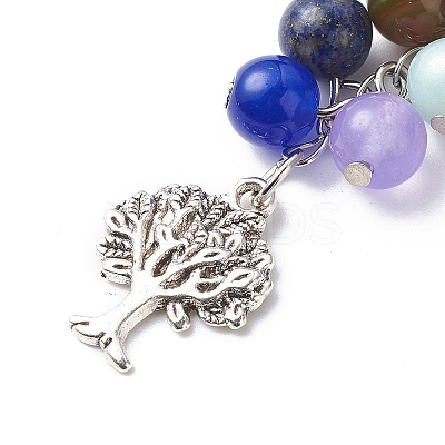 Natural Gemstone Keychain KEYC-JKC00389-1