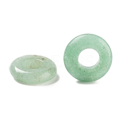 Natural Green Aventurine European Beads G-C134-01D-1