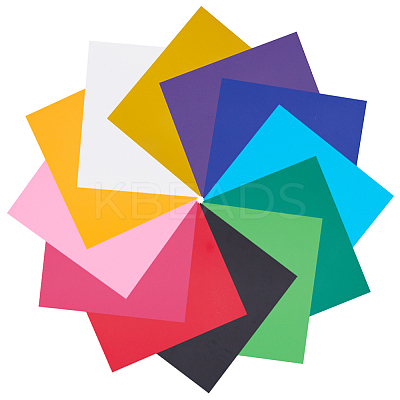 12Pcs 12 Colors PVC Heat Transfer Vinyl DIY-SP0004-13-1