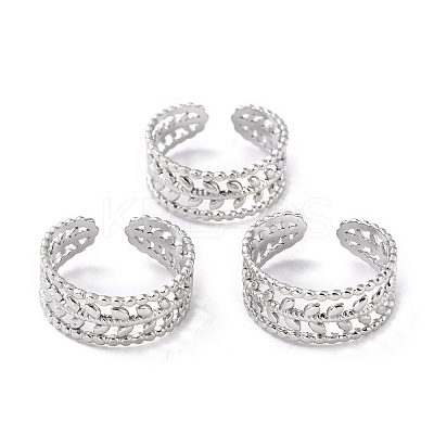 Non-Tarnish 304 Stainless Steel Finger Rings X-RJEW-L102-27P-1
