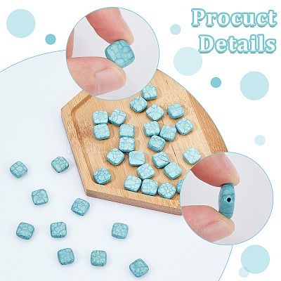 1Strand Dyed Natural Howlite Beads Strands G-AR0005-40-1