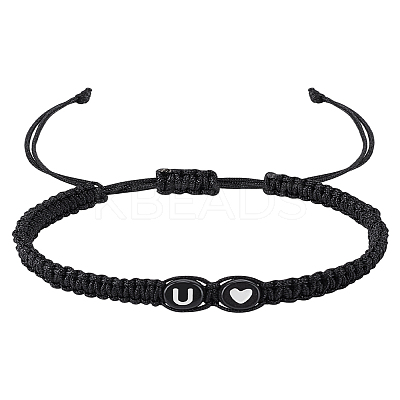 1Pc Adjustable Nylon Cord Braided Bracelets for Women Men BJEW-LP0001-31A-U-1