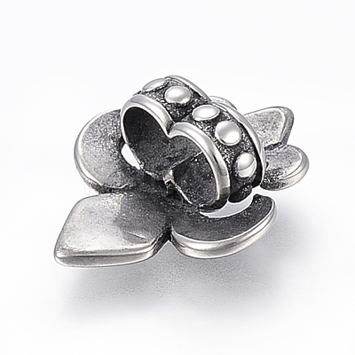 304 Stainless Steel Slide Charms/Slider Beads STAS-I091-28AS-1