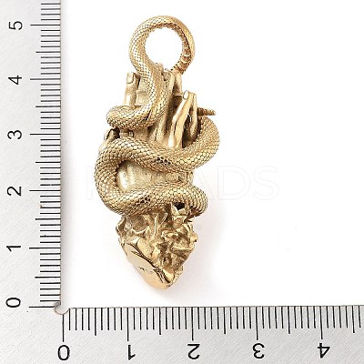 Ion Plating(IP) 304 Stainless Steel Pendants STAS-R225-17AG-1