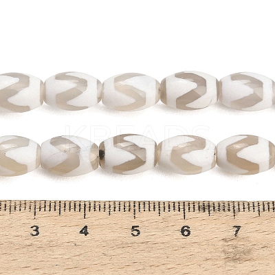 Tibetan Style dZi Beads Strands GG-CBA4812-C06-8X12MM-1