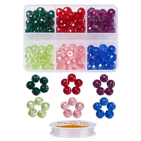 DIY Transparent Beads Bracelet Making Kit DIY-YW0004-40-1