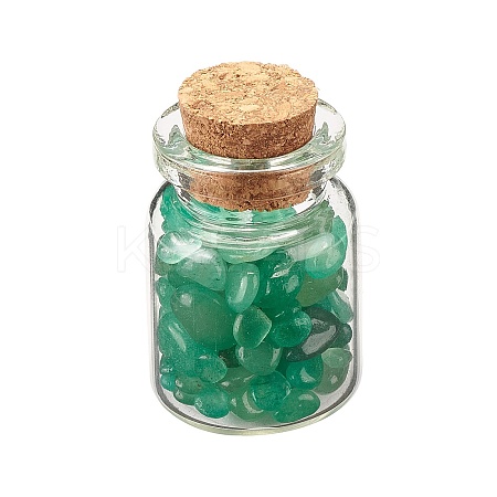 Transparent Glass Wishing Bottle Decoration LS-DJEW-A001-01A-06-1