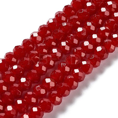 Baking Paint Imitation Jade Glass Bead Strands LS-DGLA-A034-J10mm-A29-1
