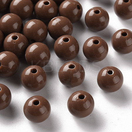Opaque Acrylic Beads MACR-S370-C10mm-A17-1