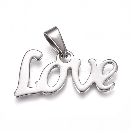 Tarnish Resistant 304 Stainless Steel Pendants LS-STAS-I135-01P-1