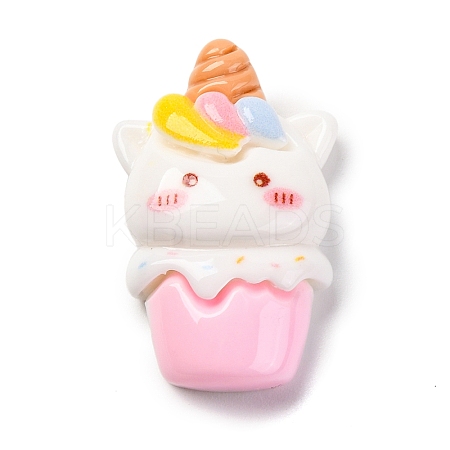 Unicorn Theme Cartoon Resin Decoden Cabochons CRES-Z011-02F-1