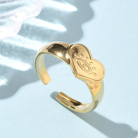 304 Stainless Steel Cuff Rings RJEW-P150-16G-1