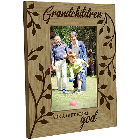 Natural Wood Photo Frames AJEW-WH0292-066-1