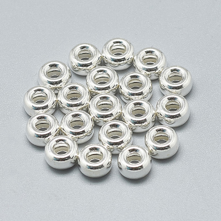 925 Sterling Silver Spacer Beads X-STER-T002-212S-1
