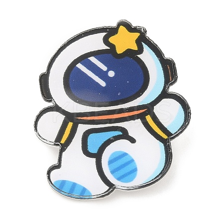 Cartoon Style Acrylic Brooches LS-JEWB-P018-02D-1