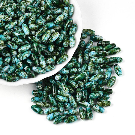 Baking Paint Glass Seed Beads SEED-N008-06I-1