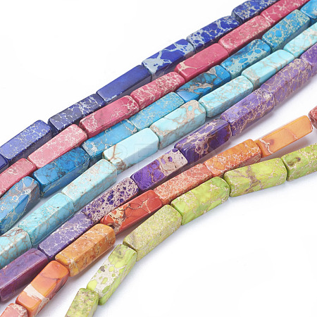 Natural Imperial Jasper Beads Strands G-L515-01-1