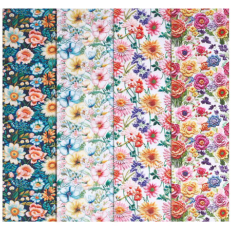 Polycotton Fabric DIY-WH0591-598A-1