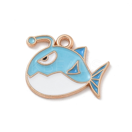Alloy Enamel Pendants ENAM-A008-44KCG-01-1