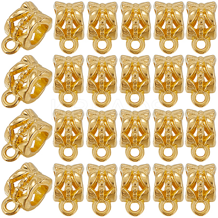 160Pcs Tibetan Style Alloy Tube Bails FIND-SP0001-76B-1