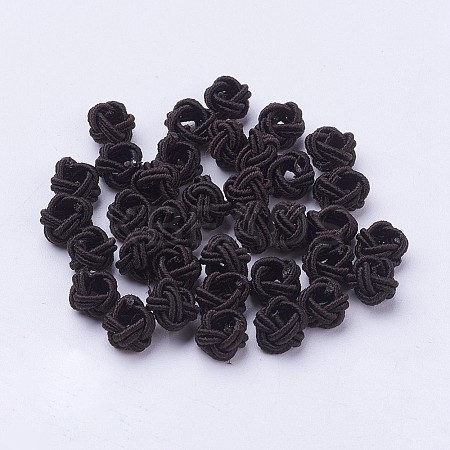 Nylon Cord Woven Beads NWIR-F005-14G-1