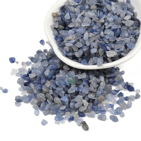 Natural Dyed & Heated Blue Aventurine Beads G-K397-03-1