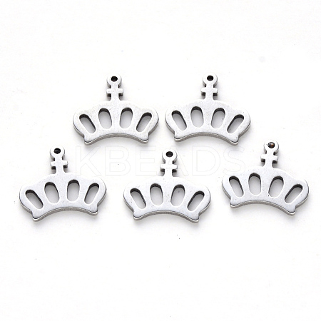Tarnish Resistant 304 Stainless Steel Charms X-STAS-N092-85-1