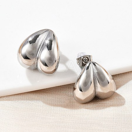 304 Stainless Steel Stud Earrings for Women EJEW-U051-05P-1