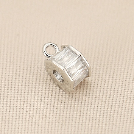 Brass Micro Pave Cubic Zirconia Tube Bails KK-WH0096-02G-P-1