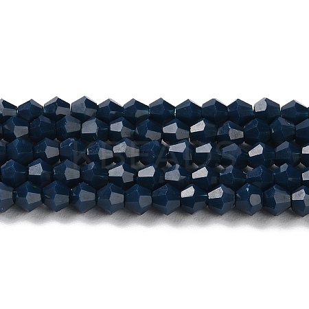 Opaque Solid Color Imitation Jade Glass Beads Strands LS-GLAA-F029-P4mm-09-1