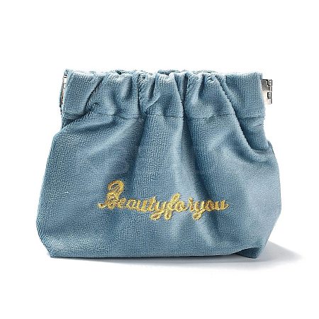Velvet Spring Snap Closure Change Purse LS-ABAG-P009-A03-1
